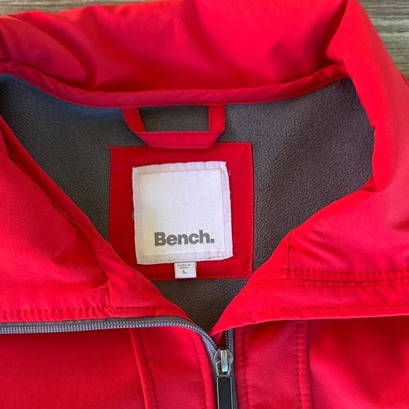 Bench  Red Jacket with Zip Closure - Picture 2 of 6